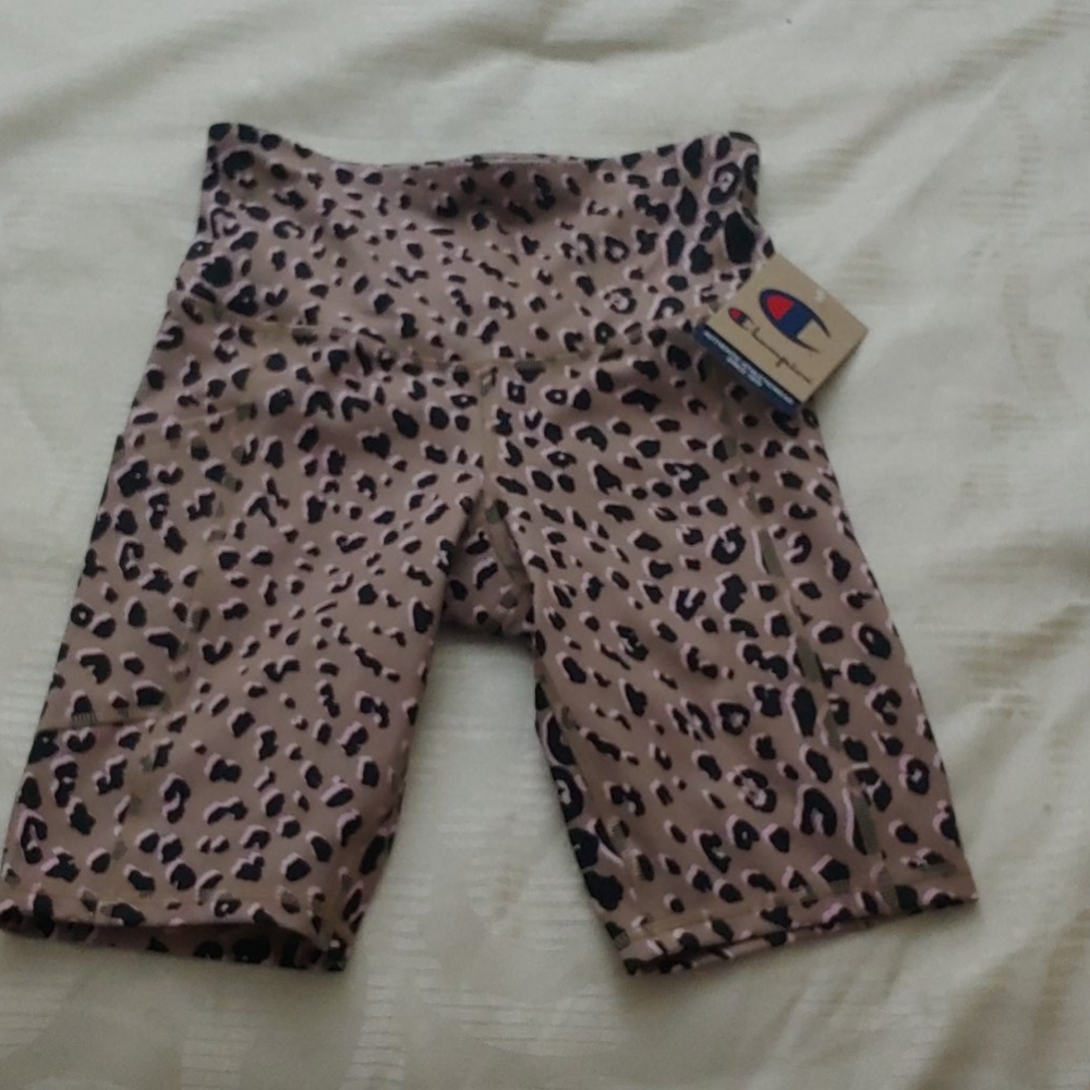 Champion NWT Cheetah Biker Shorts Small